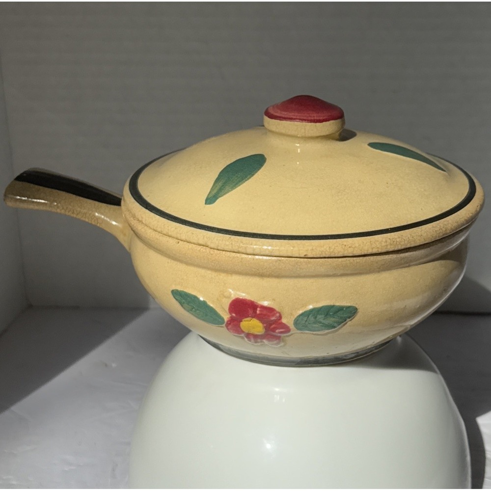 1 RARE Watt Rio Rose Indivdual Casserole with Lid